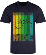 OSA - T shirt tecnica Born to Ride in poliestere riciclato