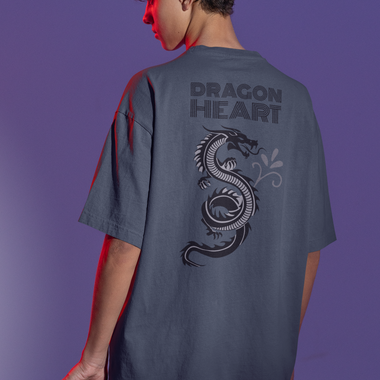 OSA - DRAGON HEART OVERSIZE - Organic Oversize Shirt