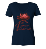 OSA - T shirt cotone biologico donna "Io sono libera" - Ladies V-Neck Shirt