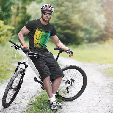OSA - T shirt tecnica Born to Ride in poliestere riciclato