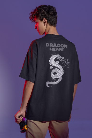 OSA - DRAGON HEART OVERSIZE - Organic Oversize Shirt