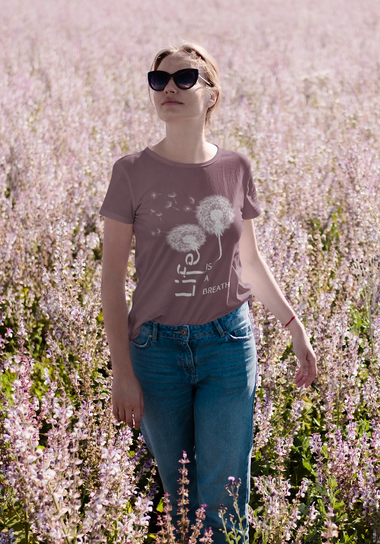 OSA - Life is a breath - T shirt biologica